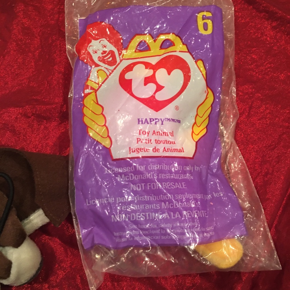 RARE TEENIE BEANIE HAPPY